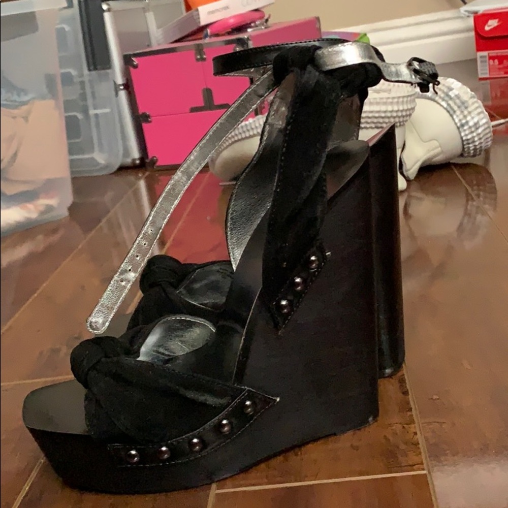 Bebe Wedges - image 5